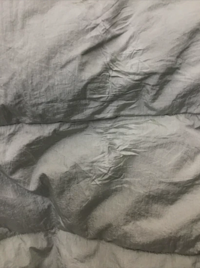 $298 COLE HAAN Abrigo acolchado con cuello de piel sintética para mujer, salvia, XL Foto 3 de 3