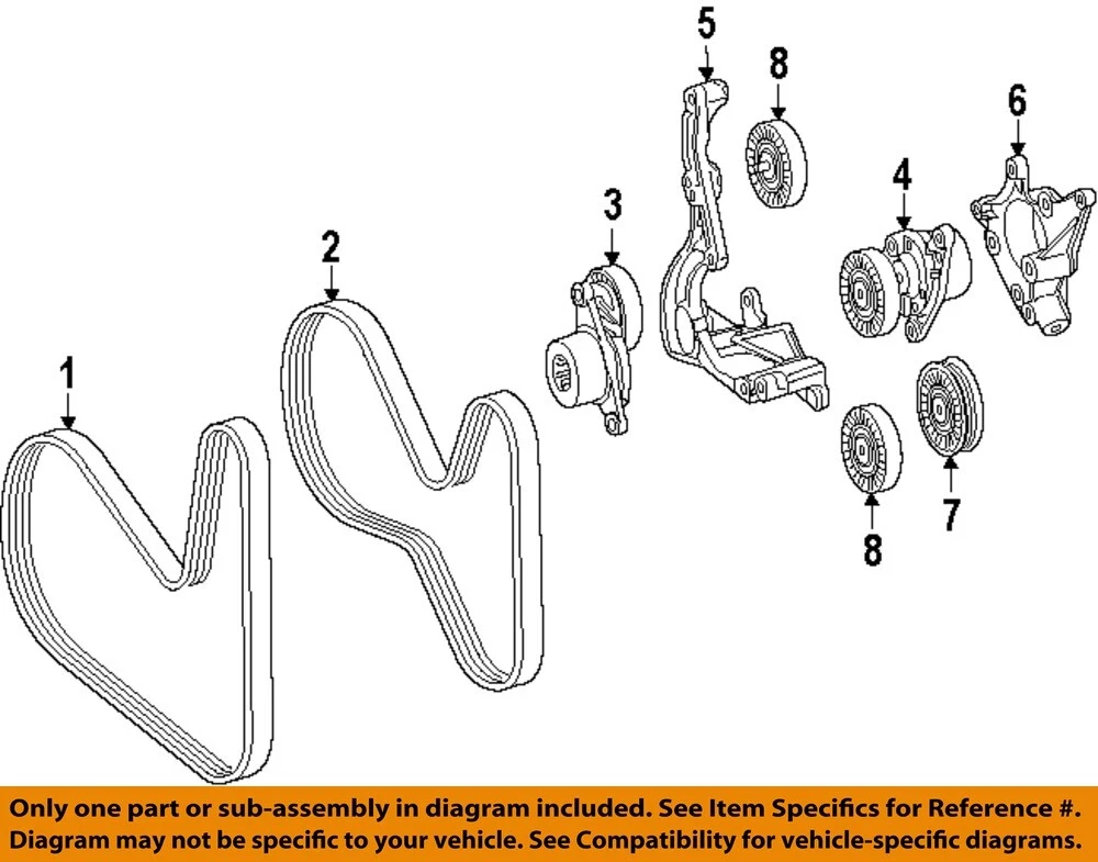 MERCEDES OEM 16-18 G550 Serpentine Drive-Alternator Belt  