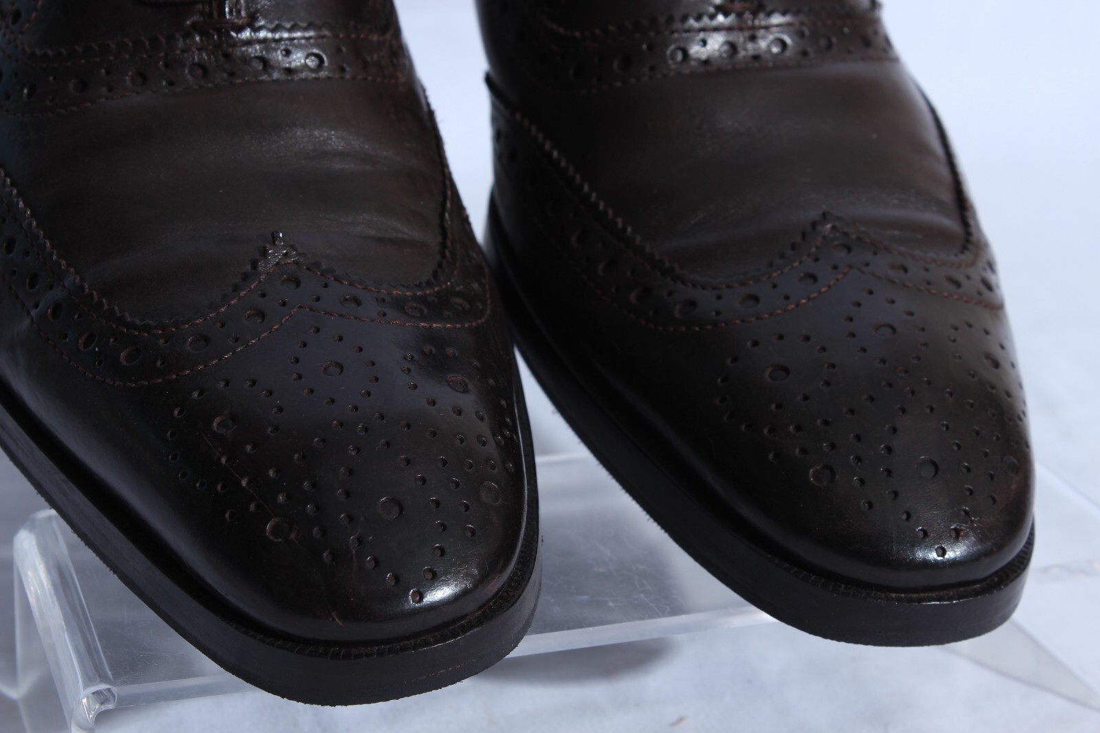 SAOLA TO BOOT NEW YORK Wingtip Brogue Oxford scarpe eleganti Made in Italy uomo taglia 11 5