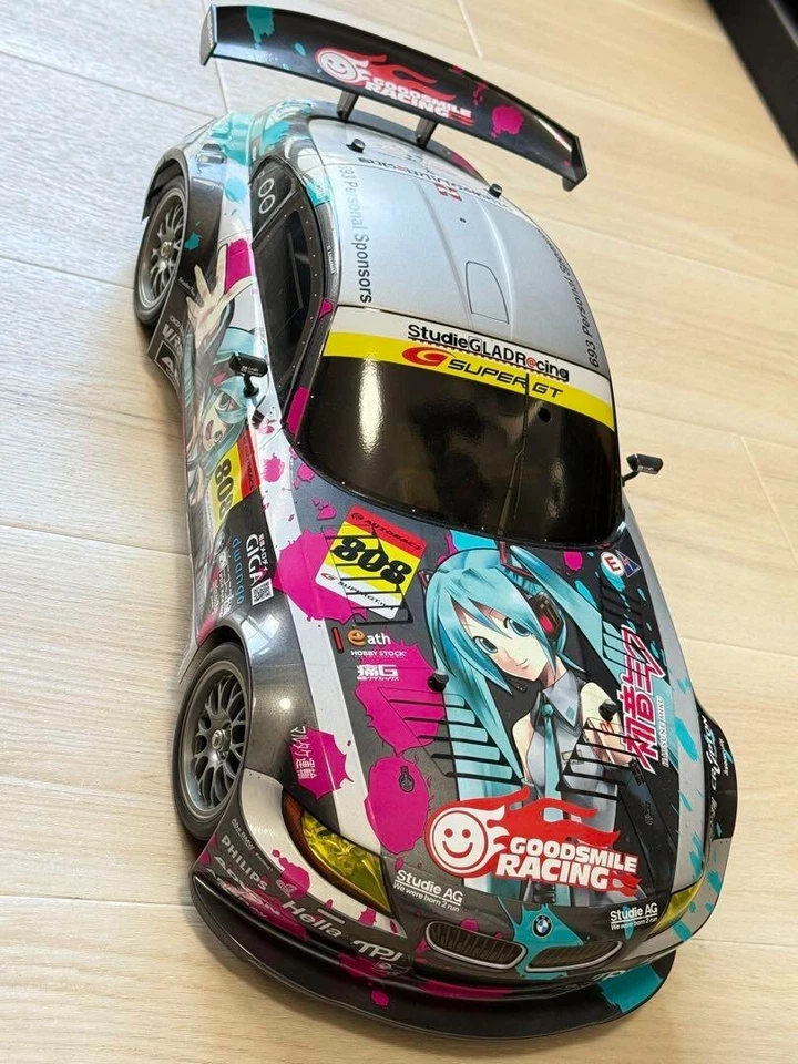 Tamiya 1/10 RC Car BMW Hatsune Miku Z4 Body Only With LED Light New F/S Japan - Image 3 of 4
