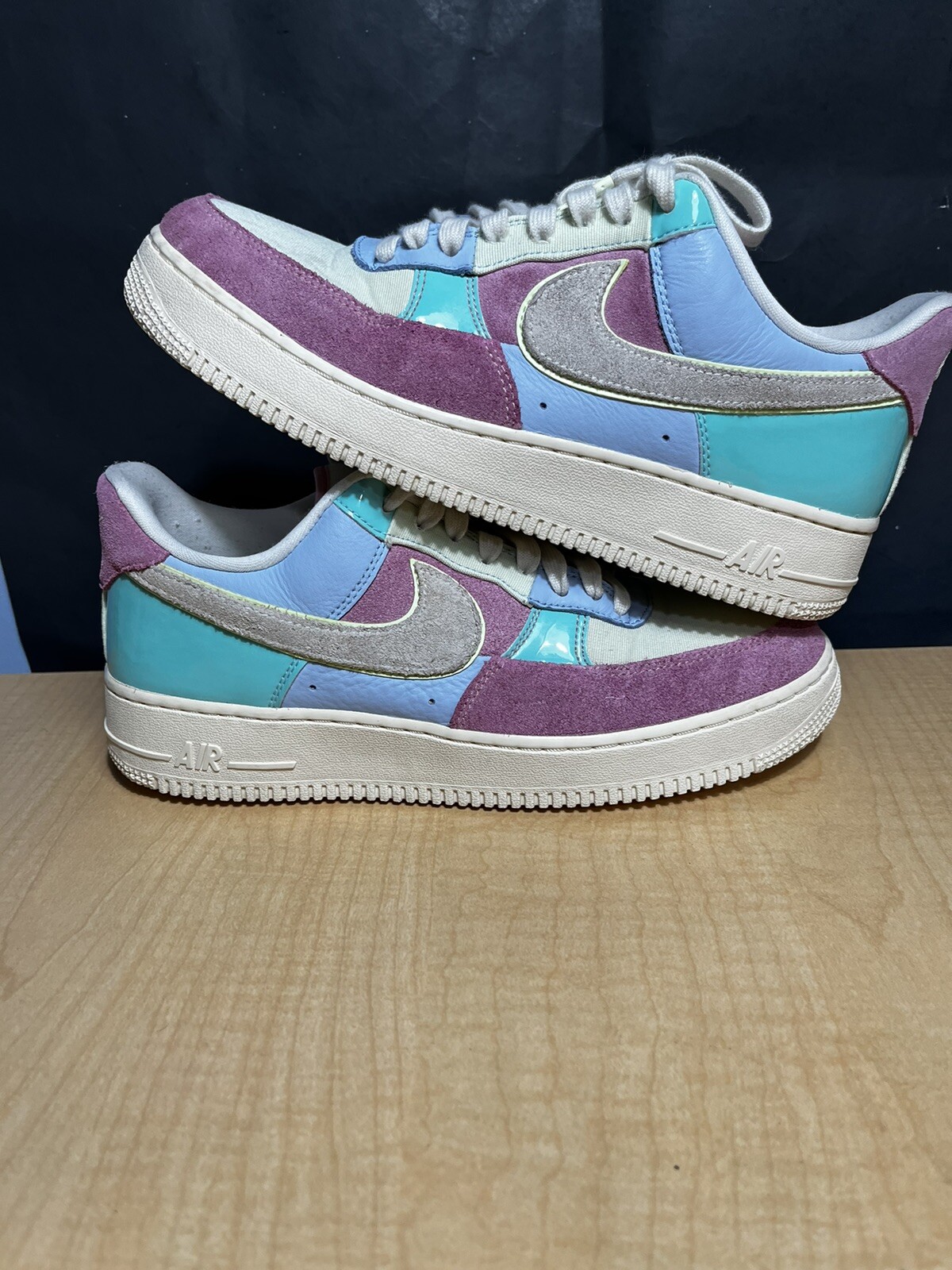 Nike Air Force 1 Spring Patchwork Easter Pastel P… - image 1
