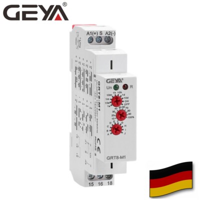 GEYA Multifunction Time Relay 10 Funciton Zeitverzögerungsrelais AC/DC12V-240V