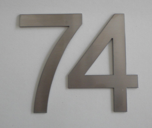 NUMERO CIVICO IN ACCIAIO- NOVITA' !!! - H 10 cm - 第 3/8 張圖片