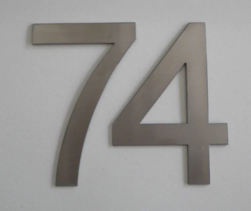 NUMERO CIVICO IN ACCIAIO- NOVITA' !!! - H 10 cm - Imagen 3 de 8
