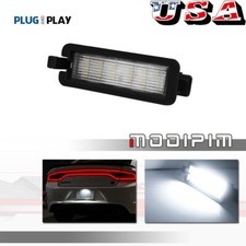 White Led License Plate Tag Light Lamp For 2015-2020 Dodge Charger Challenger White Led License Plate Tag Light Lamp For 2015-2020 Dodge Charger Challenger