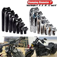 Club Style 1" Pullback Handlebar Riser For Harley Softail Dyna Sportster Iron883