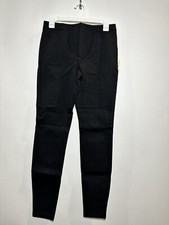 Women's Front Seam Ponte Pants - A New Day Black, Size: 6