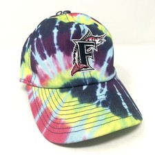 New Era MLB Tie Dye Adjustable Dad Hat Miami Marlins Casual Classic Cap - NWT