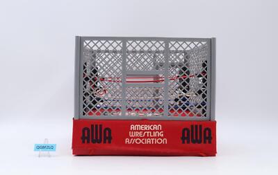 steel cage awa wrestling ring