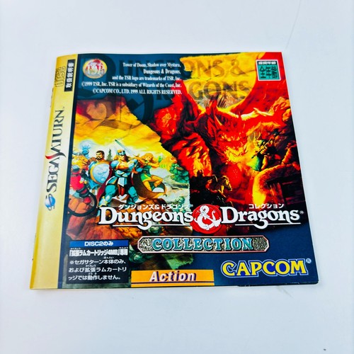 Dungeons & Dragons Collection Sega Saturn SS CAPCOM Action Used Japanese - Picture 11 of 12