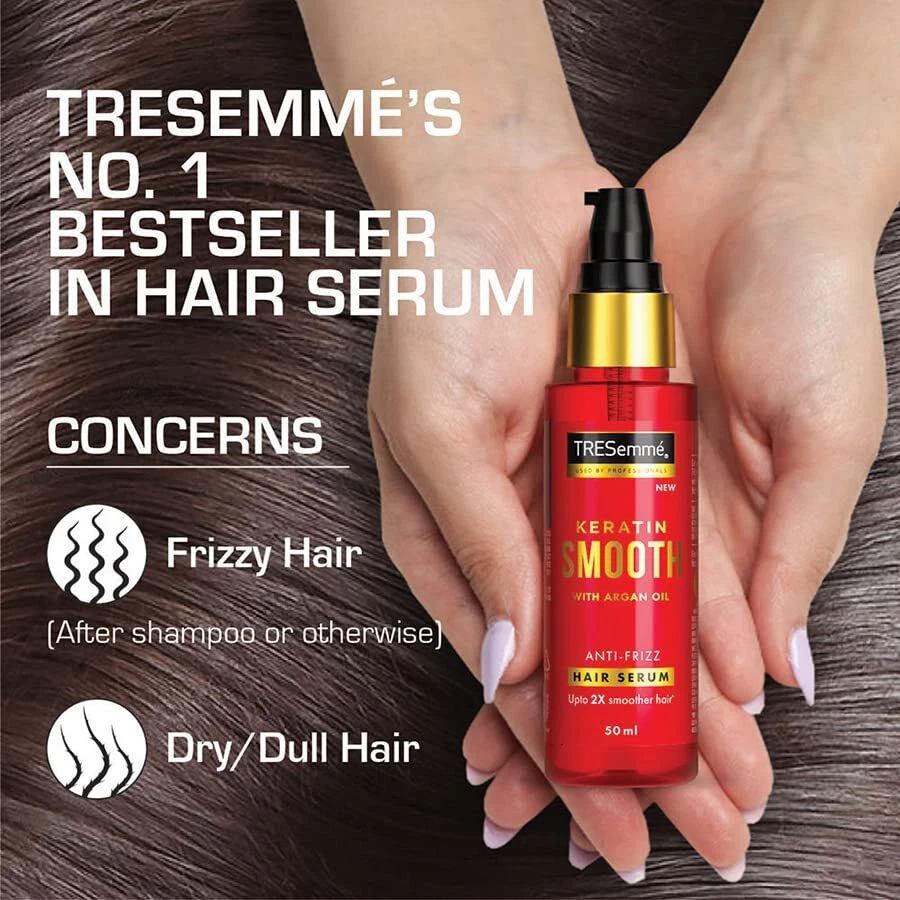 Tresemme Keratin Suero Cabello Suave Anti-Frizz Para 2 Cabello Más Suavo 50 ml Foto 3 de 4