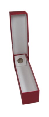 Guardhouse Single Row 2x2 Coin Storage Box 9'' Red