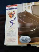 PHILIPPE RICHARD BAKEWARE 4 PIECE  DELUXE BAKEWARE SET NOS