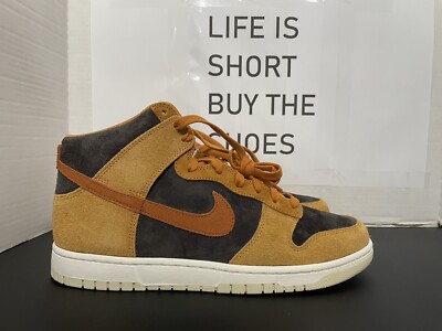 nike dunk high retro dark russet