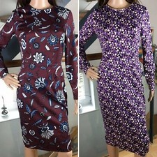 2 M&S Bodycon Pencil Dresses Sz 6 Holiday Cruise Wedding Party Evening Occasion