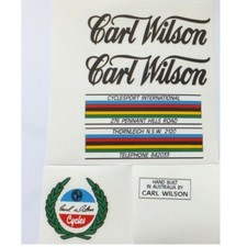 Carl Wilson decals  retro bicycle Thornleigh Sydney