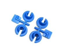 RPM RPM73155 BLUE LOWER SPRING CUPS FOR MOST TRAXXAS, LOSI, AS WELL AS ASSOC. MG