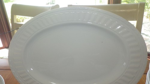 Dinnerware Italiana Porcelain White JC Penny service 8 44 pieces + hostess pc - Picture 3 of 11
