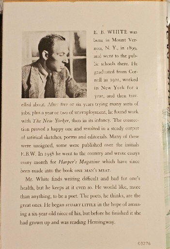 FILA Stuart Little E B White 1945 Early Print NF Hardcover Dust Jacket Harper & Row