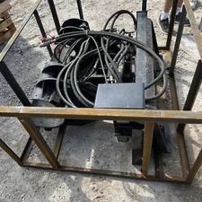 Agrotk Skid Steer Post Setter Universal Mount Cat Case Bobcat Gehl 