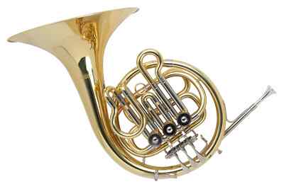 Kinder Bb-Waldhorn Schüler Links Horn Brass Blasinstrument Messing Leicht Koffer