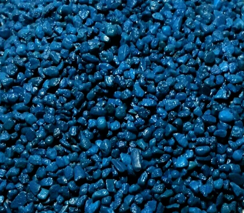 Aquarienkies Blau 5–12 Mm – 5 Kg, Farbiger Dekokies, Wasserneutral, Ideal Für Aquascaping & Bodendekoration