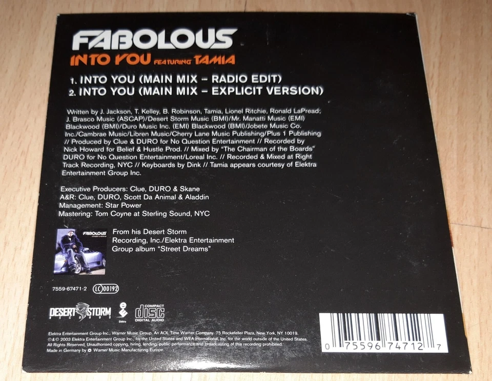 CHINGY ft. JASON WEAVER  One Call Away / FABOLOUS & TAMIA - Into You RAP Hip Hop - Bild 4 von 4