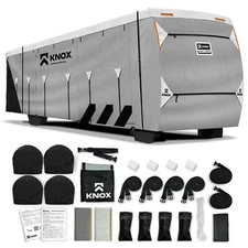 Heavy-Duty RV Class A Storage Cover Fits 37-40ft RVs, All Season Protection