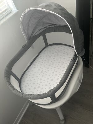 Graco Sense2Snooze Bassinet with Cry Detection Technology | eBay