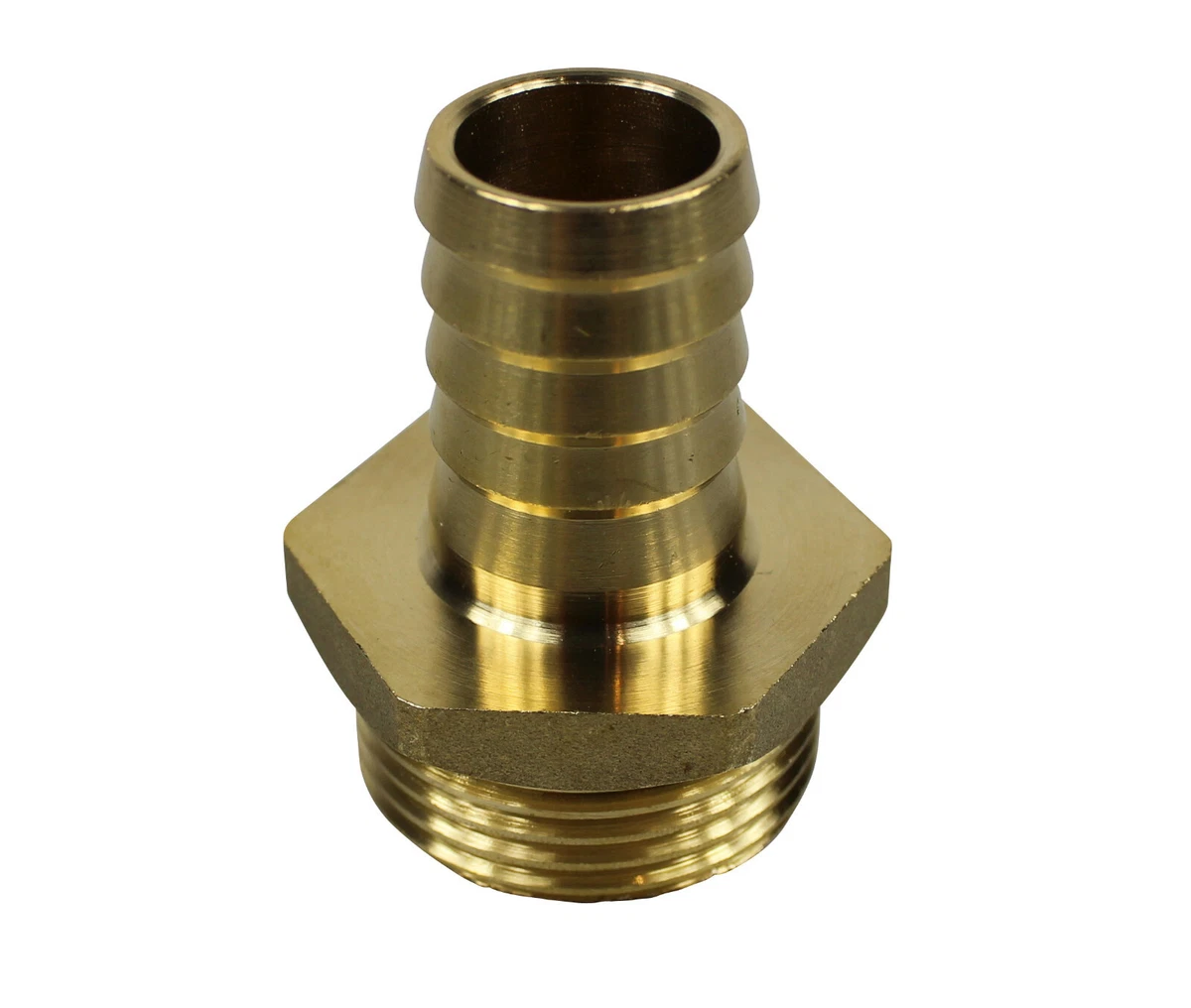 GardeningWill Raccordo Rubinetto In Ottone Con Valvola On/Off – Adattatore Per Tubo Da Giardino 3/4" - 3