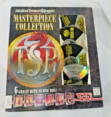 Advanced Dungeons And Dragons Masterpiece Collection TSR PC SSI 1995