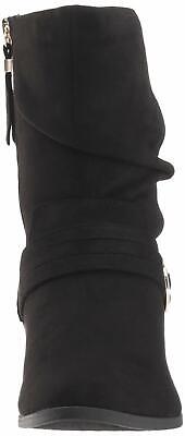 Mid Calf Boot 6 Black Microfiber | eBay