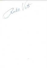 Rick Vito "Fleetwood Mac" autograph signed 10x15 cm index card