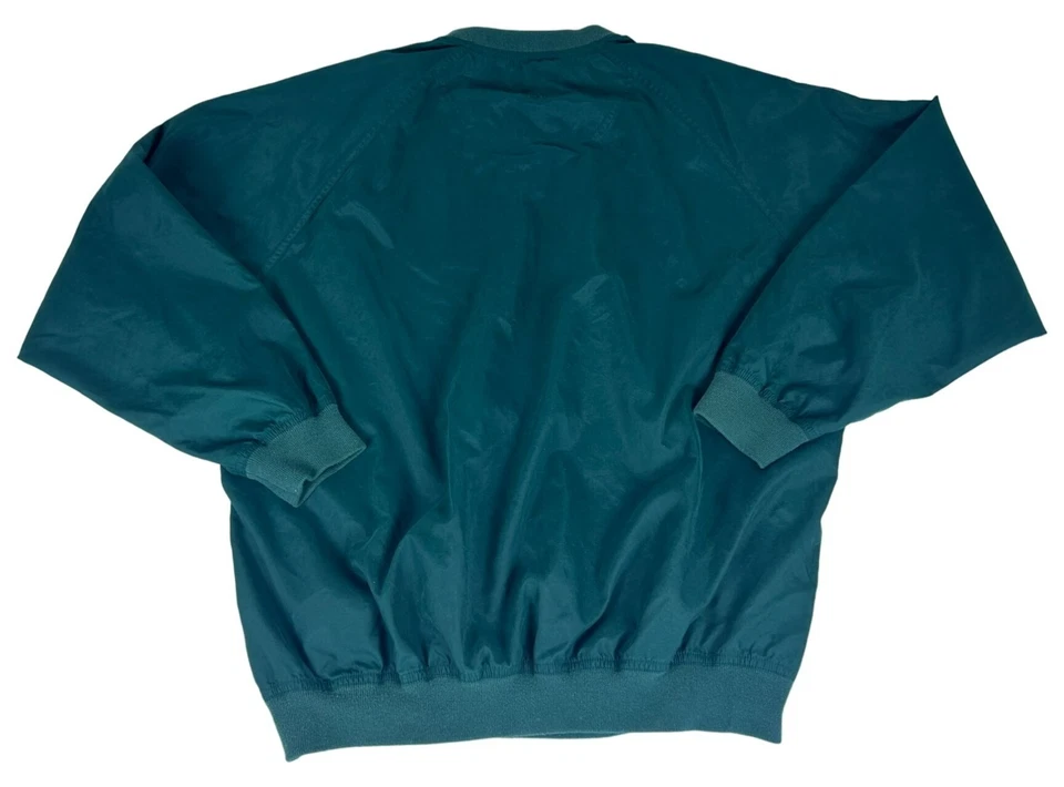 Grand Slam Tour Sweatshirt Top Men's M Green V-Neck Raglan Sleeve Pullover Golf - Image 4 of 4