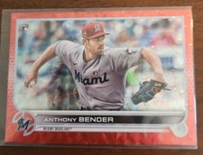 2022 Topps Anthony Bender RC Red Foil 062/199
