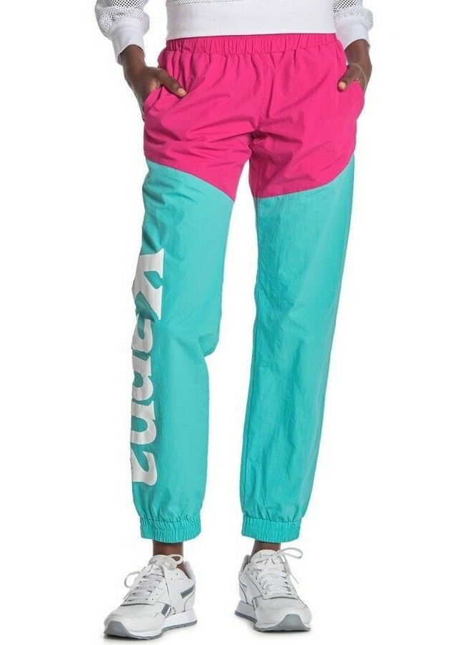 Kappa Active Authentic Bordos Colorblock LogoTrack Pants Fuchsia