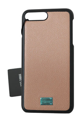 DOLCE & GABBANA Phone Case Cover Pink Leather DG Logo iPhone 7 Plus $200
