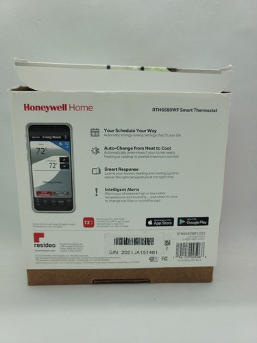 Honeywell Wi-Fi 7-Day Programmable Thermostat (RTH6580WF1003) - Picture 2 of 7
