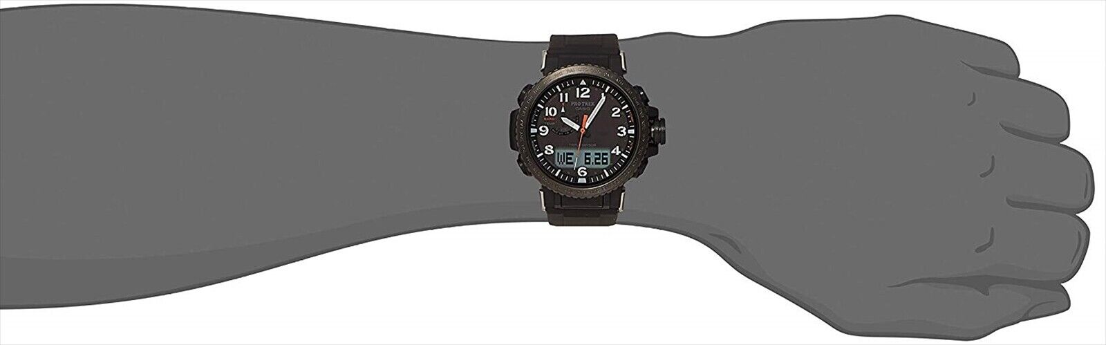 19 Casio Watch Protrek Climber Line Electric Wave Solar Prw 50y 1ajf Men For Sale Online Ebay