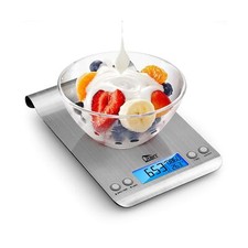 Uten Digital Kitchen Scale for Baking and Cooking, 11lb Ultra Slim Food Scale...