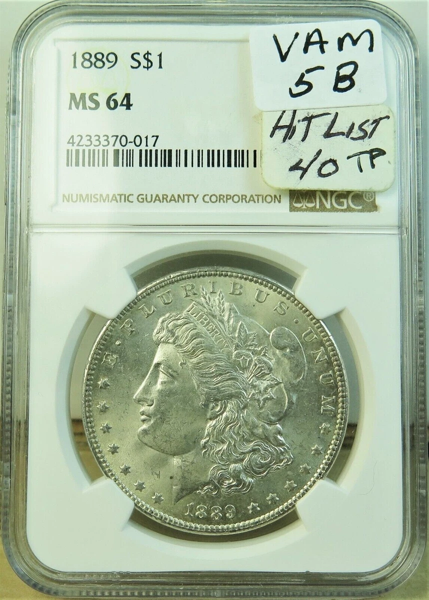 MS 64 Graded 1889 Year Morgan US Dollars (1878-1921) for sale | eBay