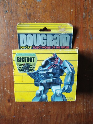 1984 TAKARA DOUGRAM BIGFOOT 1/144 DIECAST JAPANESE ROBOT IN BOX 
