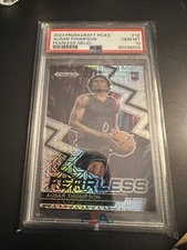 AUSAR THOMPSON 2023 PANINI PRIZM DRAFT PICKS RC #/25 FEARLESS MOJO PRIZM PSA 10