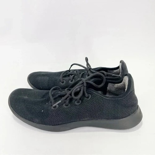 Allbirds Black Size 13 Tree Runner TR Lace up Everyday Sneakers Comfort Washable - Picture 4 of 7