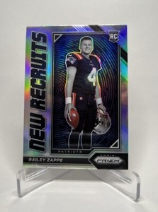 2022 Panini Prizm Bailey Zappe Rookie RC New Recruits Silver Prizm #NR-7