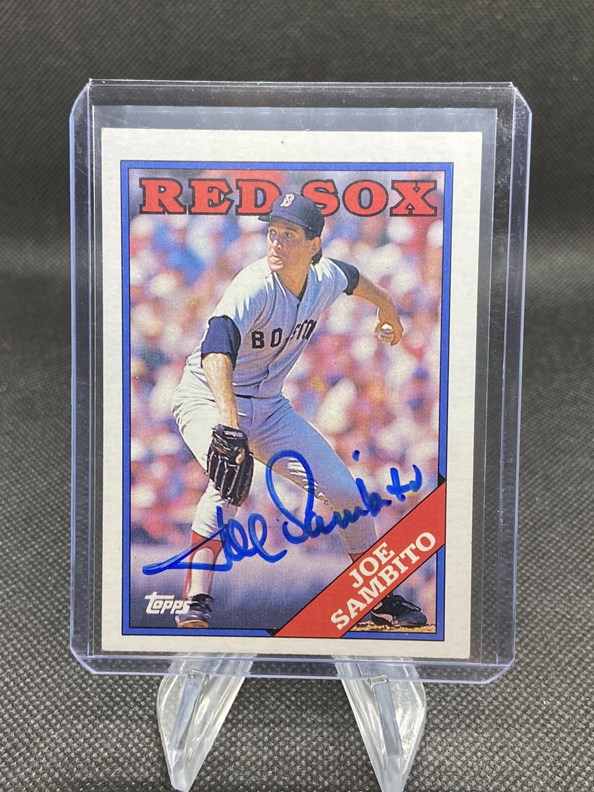 1988 Topps Joe Sambito Signed In Person Autograph #784 RED SOX