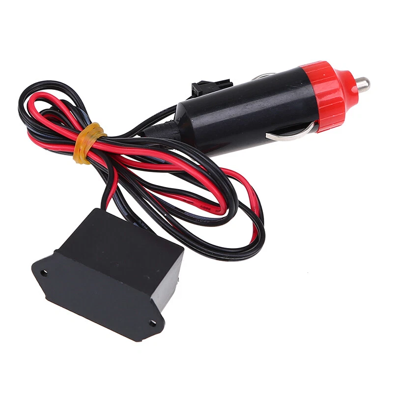 1/2/3//5m Neon LED Light Glow EL Wire String Strip Rope Car Cigarette Lighter - Image 3 of 4