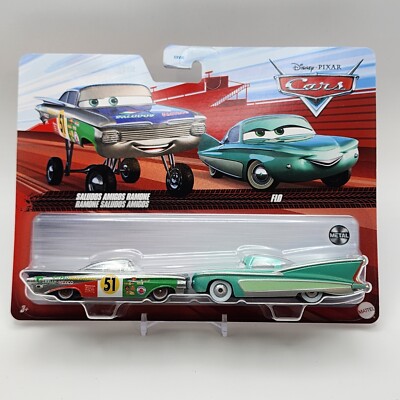 Mattel Disney Cars Pixar Diecast 2 Pack You Pick McQueen Mater Ramone Red King