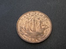 1948 George VI Bronze Half Penny Nice Collectable Condition 1/2d