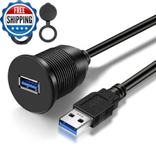 Single Port USB 3.0 Car Flush Mount Cable USB Dash Mount Adapter Male...........